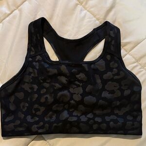 Nike Black Leopard Print Sports Bra